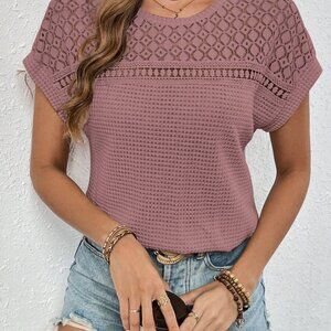 Women's raglan breathable all-match short sleeves